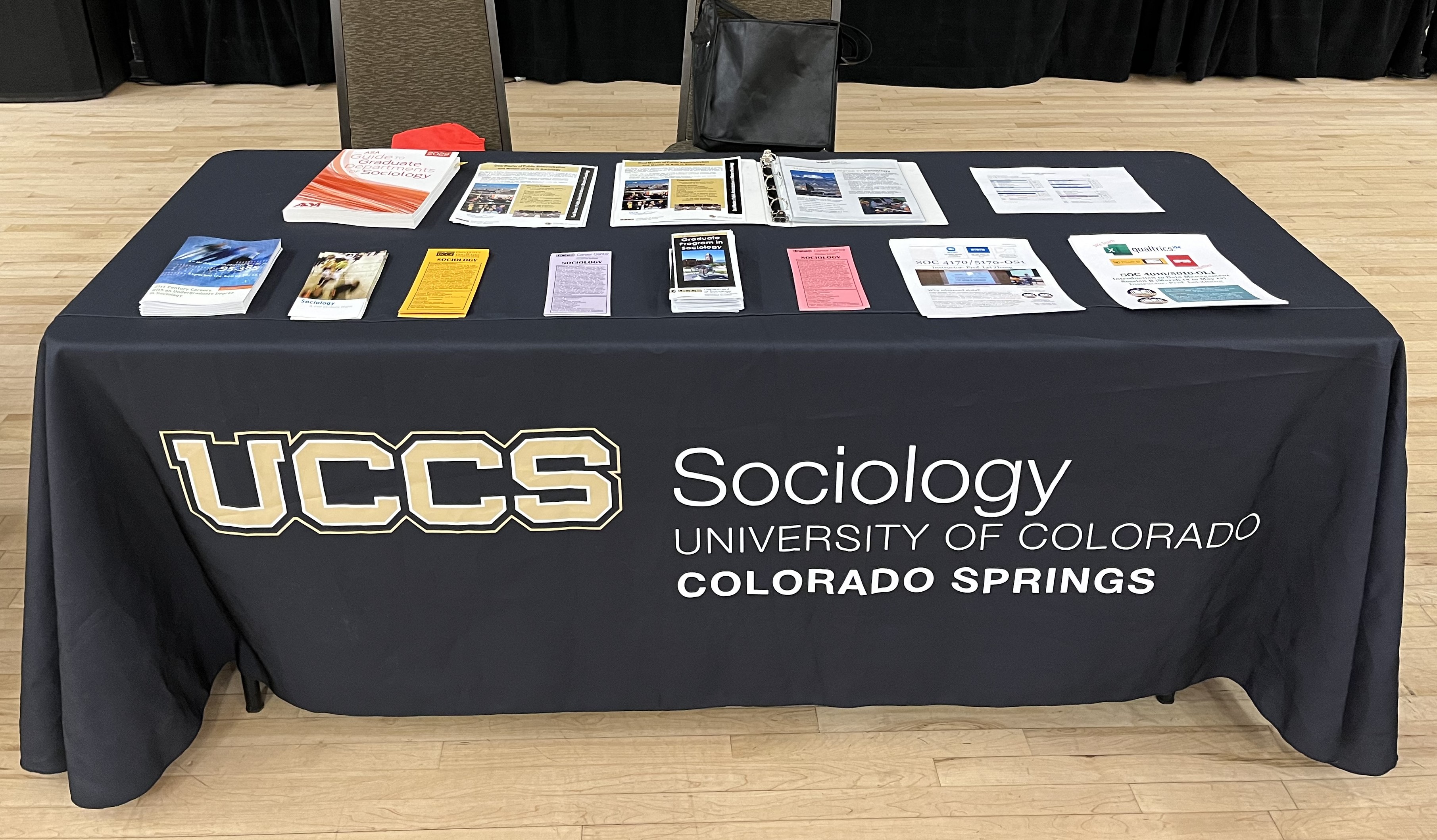 Sociology materials on table