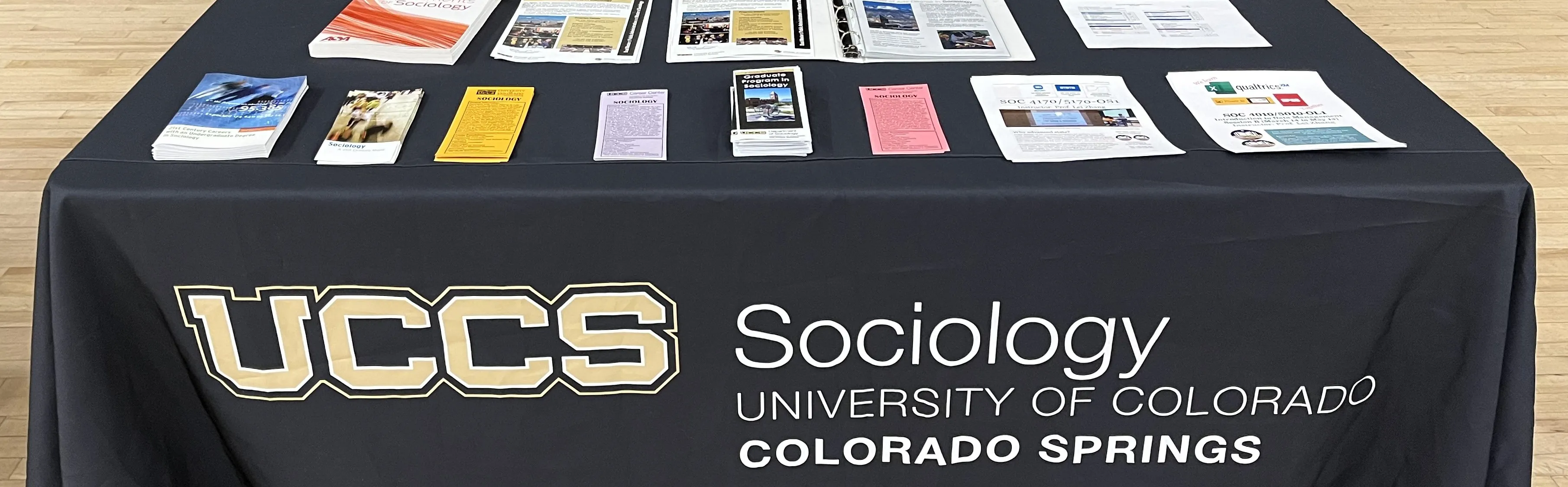 UCCS Sociology information table 
