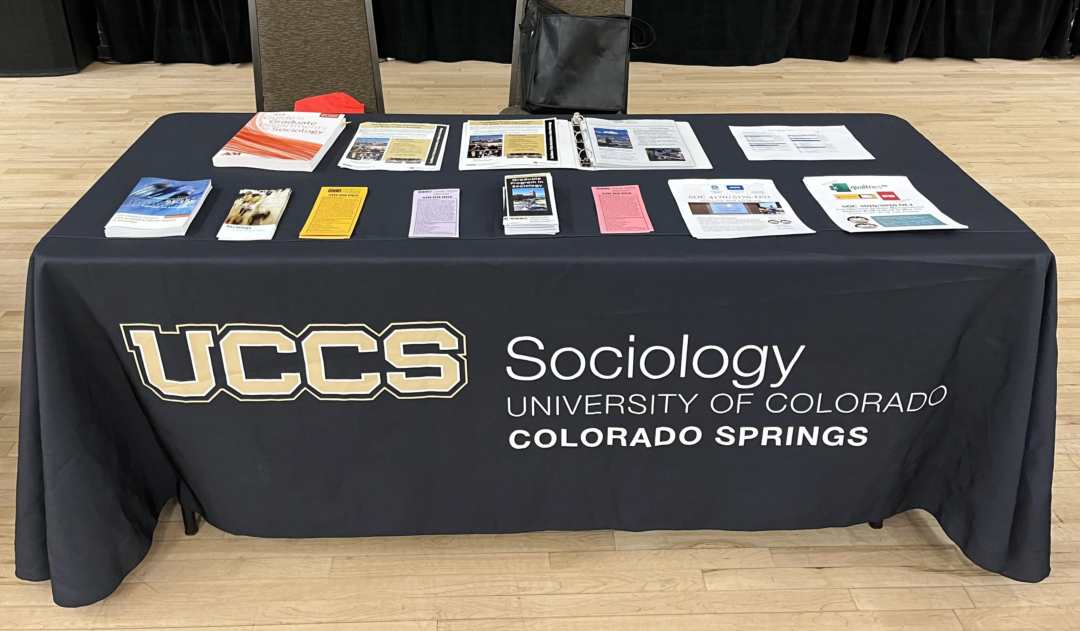 UCCS Sociology information table 